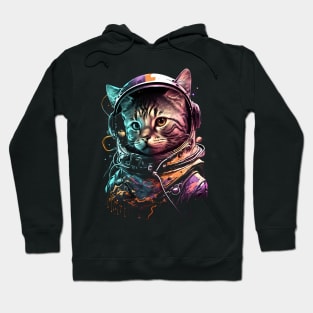 Cat in Space - Astronaut Cat Hoodie